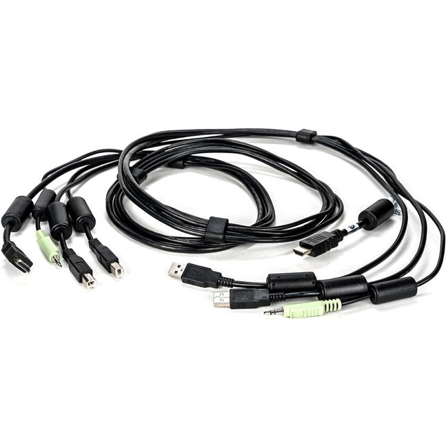 Vertiv CBL0112 Avocent USB Keyboard and Mouse, HDMI and Audio Cable, 6 ft. for Vertiv Avocent SV and SC Series Switches