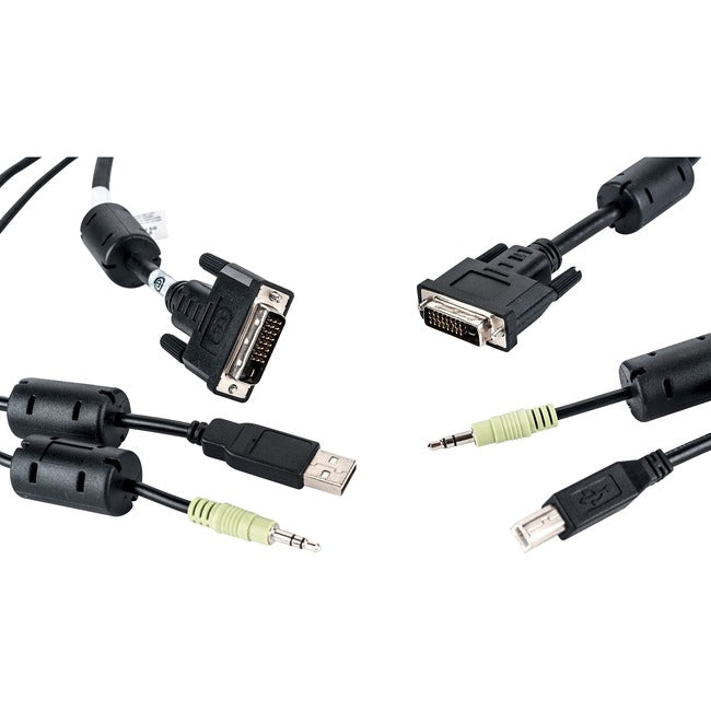 Vertiv CBL0151 Avocent USB Keyboard and Mouse, DVI-D and Audio Cable, 10 ft. for Vertiv Avocent SV and SC Series Switches