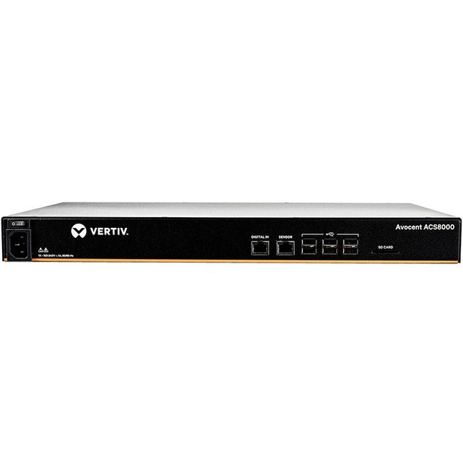 Vertiv ACS8016SAC-400 Avocent 16-port ACS8000 Console System with single AC Power Supply, non-TAA