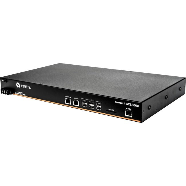Vertiv ACS8032MDDC-400 Avocent 32-Port ACS8000 Console System with single AC Power Supply