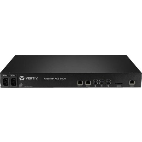 Vertiv ACS8008DAC-400 8-Port ACS8000 Console System with dual AC Power Supply