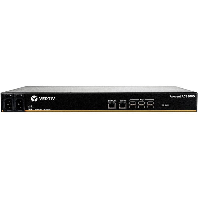 Vertiv ACS8032DAC-400 32-port ACS8000 Console System with dual AC Power Supply, non-TAA