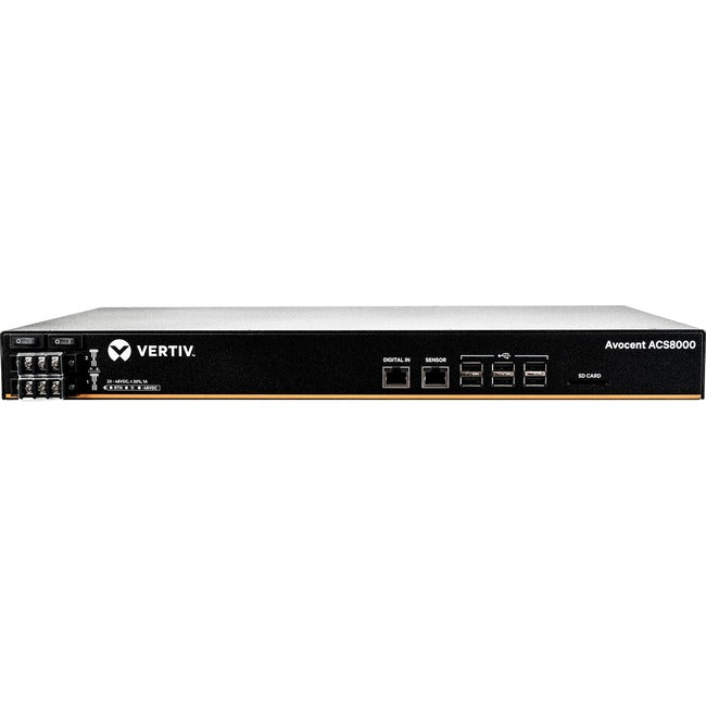 Vertiv ACS8032DDC-400 32-port ACS8000 Console System with dual DC Power Supply, non-TAA