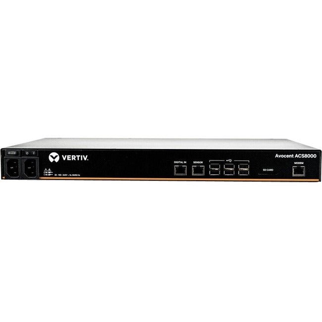 Vertiv ACS8048MDAC-400 Avocent ACS8000 Serial Console - 48 port Console Server | Modem | Dual AC