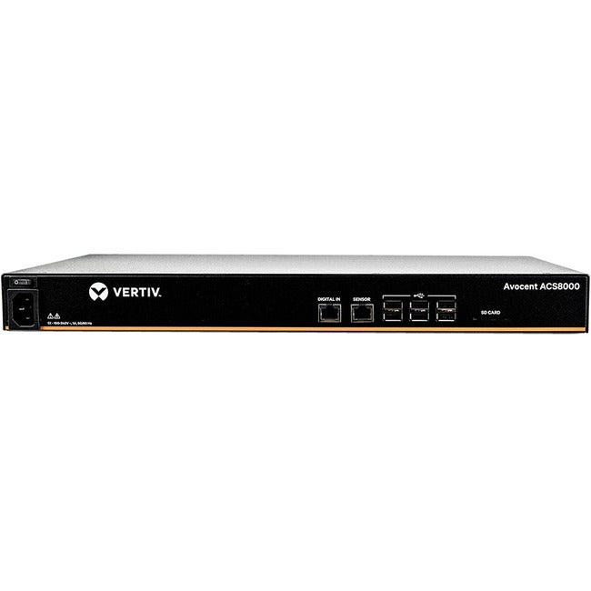 Vertiv ACS8048SAC-400 Avocent 48-Port ACS8000 Console System with single AC Power Supply, non-TAA