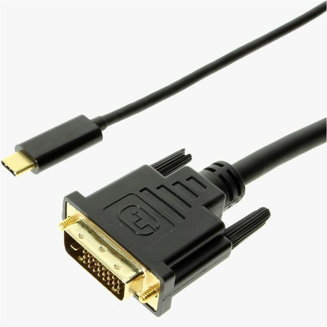 Axiom USBCDVIM06-AX USB-C Male to DVI Male Adapter Cable 6ft
