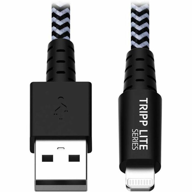 Eaton M100-010-HD Tripp Lite Series Heavy-Duty USB-A to Lightning Sync/Charge Cable, MFi Certified - M/M, USB 2.0, 10 ft. (3.05 m)