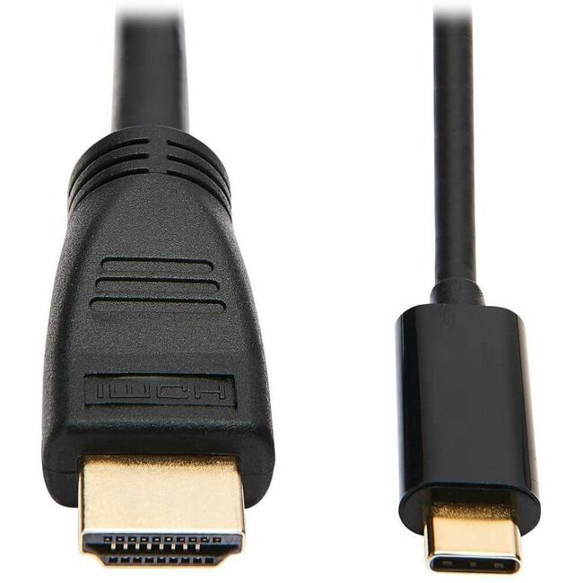 Eaton U444-006-H4K6BM Tripp Lite Series USB-C to HDMI Active Adapter Cable (M/M), 4K 60 Hz, 4:4:4, HDCP 2.2, Mid-Cable Adapter, Black, 6 ft. (1.8 m)