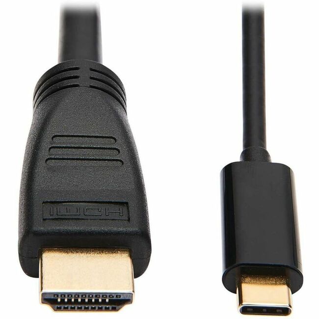 Eaton U444-015-H4K6BM Tripp Lite Series USB-C to HDMI Active Adapter Cable (M/M), 4K 60 Hz, 4:4:4, HDCP 2.2, Mid-Cable Adapter, Black, 15 ft. (4.6 m)