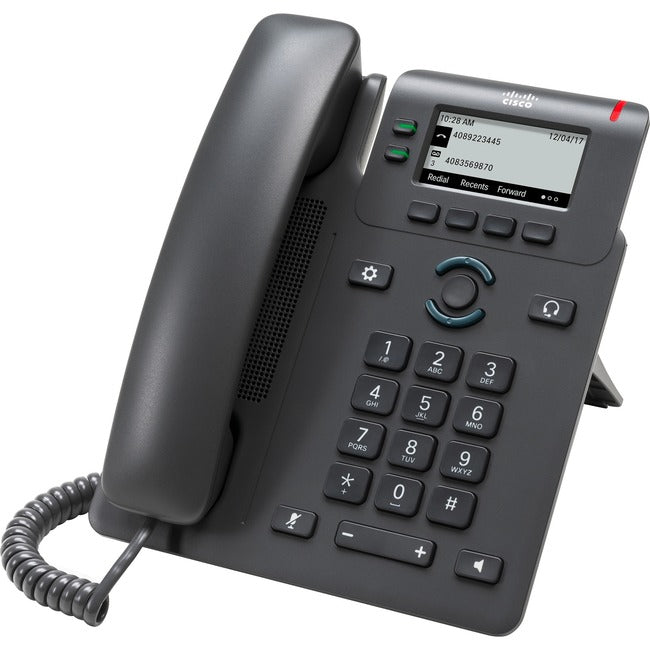 Cisco Systems CP-6821-3PCC-K9= Cisco 6821 IP Phone - Corded - Corded - Wall Mountable, Desktop - Charcoal