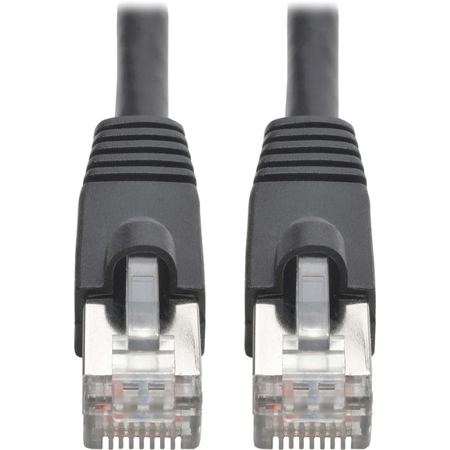 Eaton N262-030-BK Tripp Lite Series Cat6a 10G Snagless Shielded STP Ethernet Cable (RJ45 M/M), PoE, Black, 30 ft. (9.14 m)