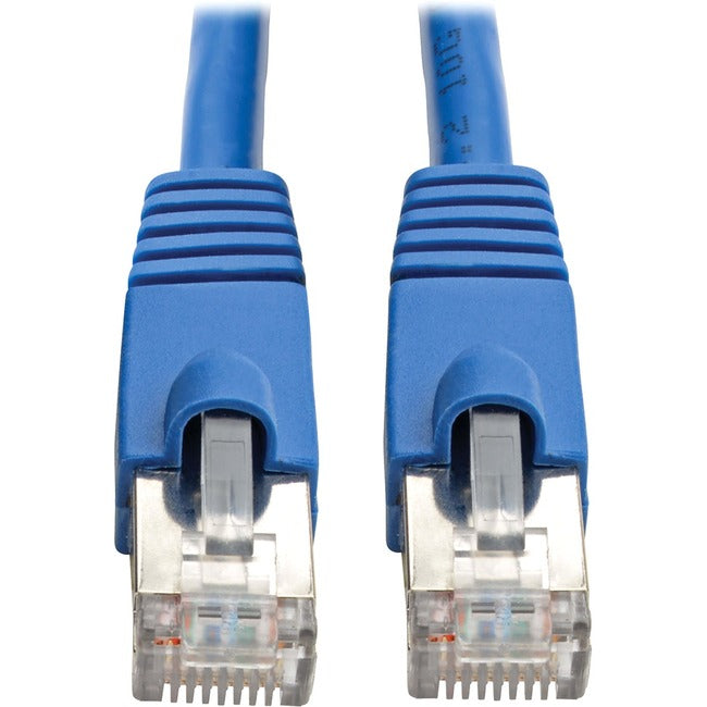 Eaton N262-030-BL Tripp Lite by Eaton Cat6a 10G Snagless Shielded STP Ethernet Cable (RJ45 M/M) PoE Blue 30 ft. (9.14 m)