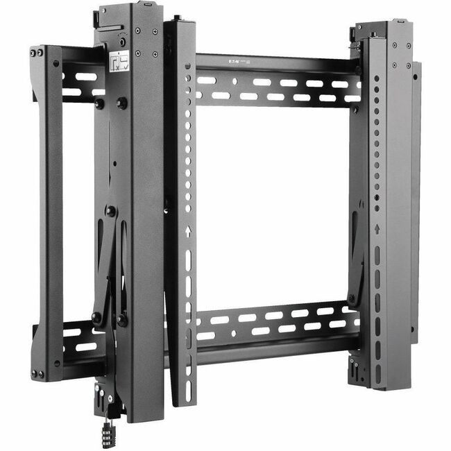Eaton Tripp Lite video wall mount kit for 45° to 70° flat screen TVs and monitors with security features, UL certified.