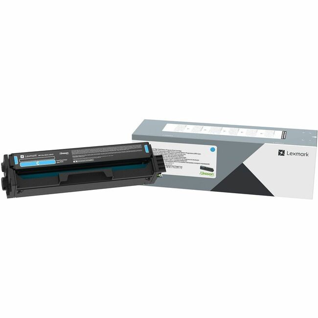 Lexmark 20N10C0 Unison Original Standard Yield Laser Toner Cartridge - Cyan Pack