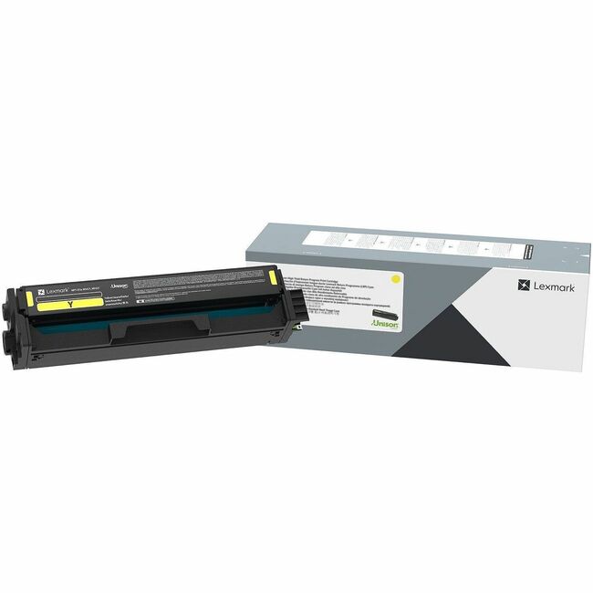 Lexmark 20N10Y0 Original Laser Toner Cartridge - Yellow Pack