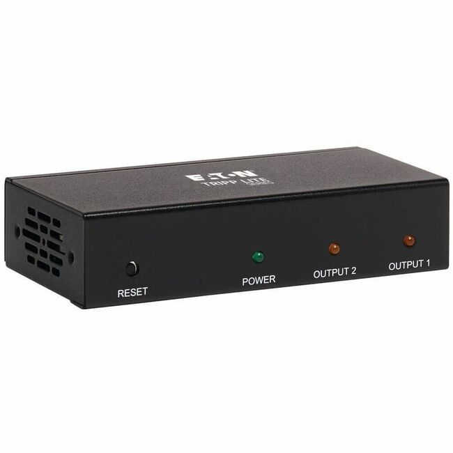 Eaton B118-002-HDR Tripp Lite Series 2-Port HDMI Splitter - 4K @ 60 Hz, 4:4:4, Multi-Resolution Support, HDR, HDCP 2.2, TAA