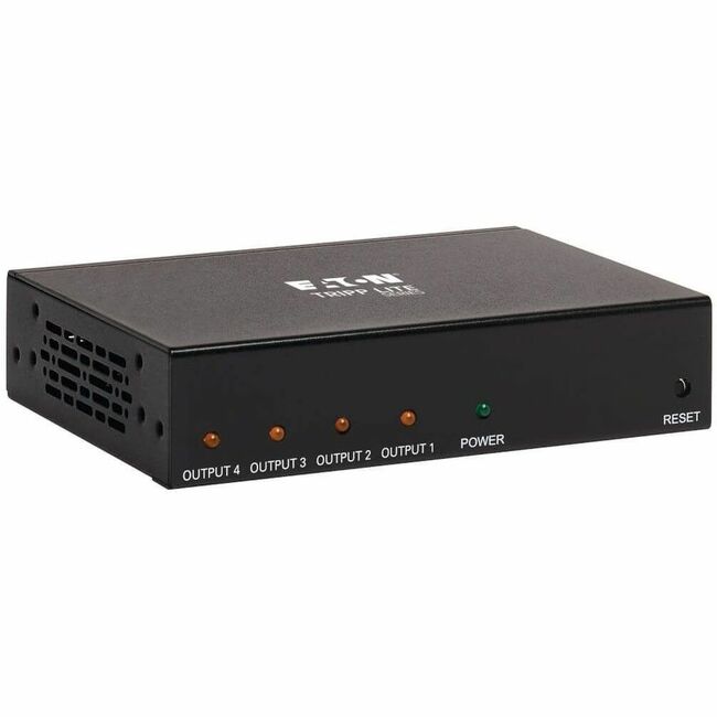 Eaton B118-004-HDR Tripp Lite Series 4-Port HDMI Splitter - 4K @ 60 Hz, 4:4:4, Multi-Resolution Support, HDR, HDCP 2.2, TAA