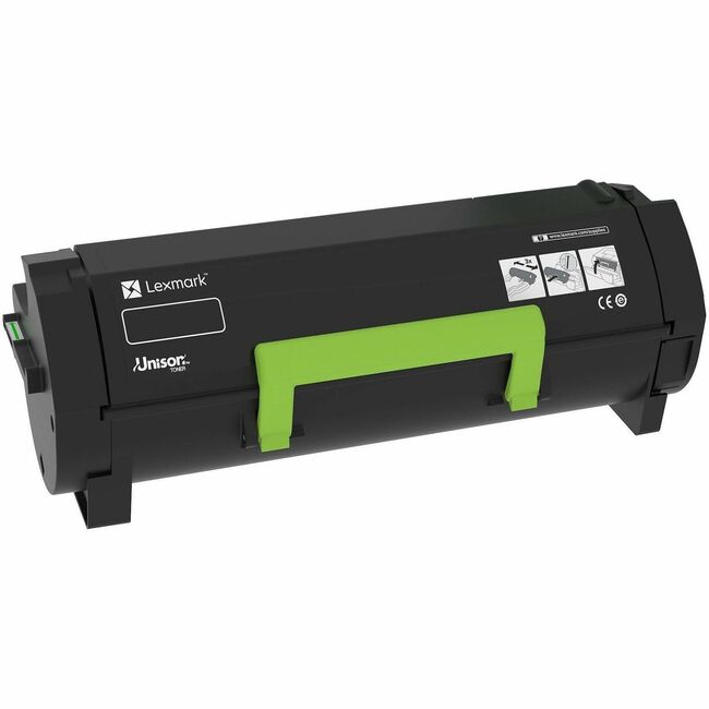 Lexmark 58D0H0G Unison Original High Yield Laser Toner Cartridge - Black Pack