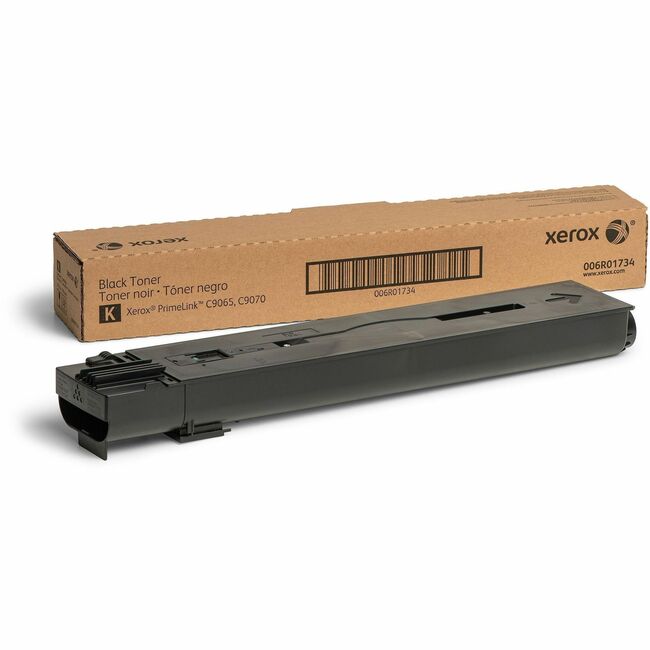 Xerox 006R01734 Genuine Xerox&reg; PrimeLink&reg; C9065/C9070 Color Printer Black Toner Cartridge