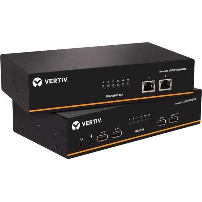 Vertiv LV5020P-001 Avocent LongView - Dual Monitor, USB, Audio, CATx up to 100m / 330ft