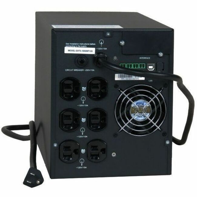 Vertiv GXT3-1000MT120 Liebert GXT3 1000VA UPS, Mini-Tower Model, UL/c-UL Listed, 120VAC (GXT3-1000MT120)