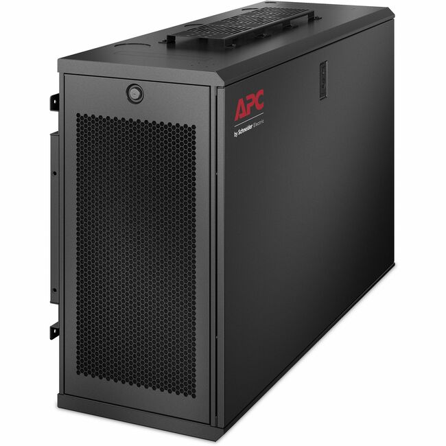 APC BY Schneider Electric AR106V Schneider Electric NetShelter 6U Low-profile Wallmount Rack Enclosure Cabinet 120V Server Depth