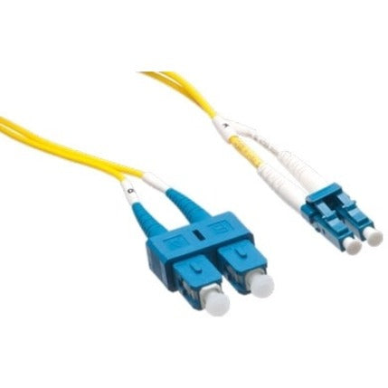 Axiom AXG95701 LC/SC Singlemode Duplex OS2 9/125 Fiber Optic Cable 0.5m - TAA Compliant