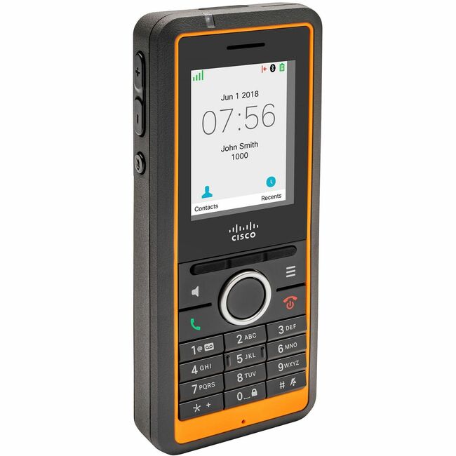 Cisco Systems CP-6825-RGD-NA-K9= Cisco 6825 IP Phone - Cordless - Corded/Cordless - DECT, Bluetooth - 3 Multiple Conferencing - Wall Mountable, Tabletop