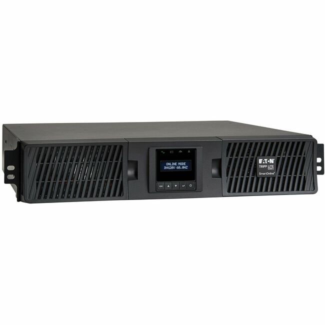 Eaton SU3000RTXLCD2UN SmartOnline 3000VA UPS with LCD display, 7 outlets, extended run, network card, USB, and rack/tower design