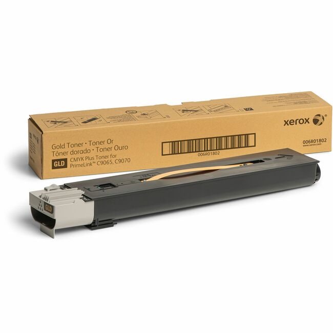 Xerox 006R01802 Genuine Xerox&reg; PrimeLink&reg; C9065/C9070 Color Printer Gold Toner Cartridge