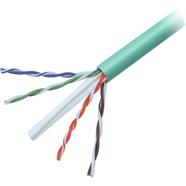 Belkin International INC A7L704-500GRN-P Belkin CAT6 Solid Bulk Cable, Plenum