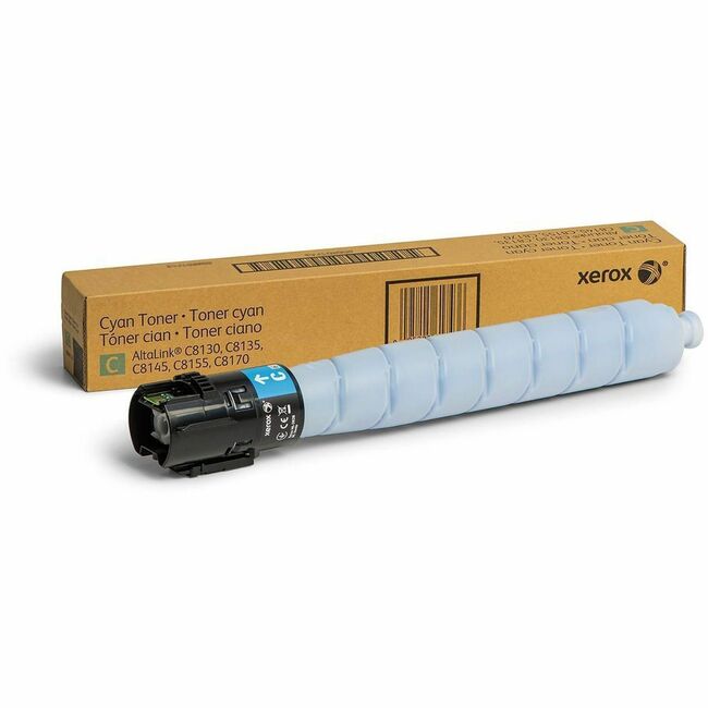 Xerox 006R01747 Genuine Xerox&reg; AltaLink&reg; C8100 Series Color Multifunction Printers? C8200 Series Color Multifunction Printers Cyan Toner Cartridge