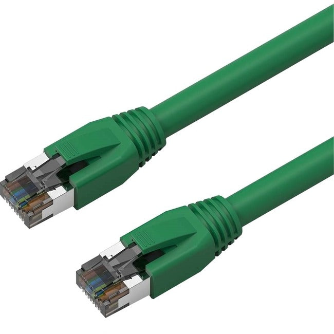 Axiom C8SBSFTP-N50-AX 50FT CAT8 2000mhz S/FTP Shielded Patch Cable Snagless Boot (Green)