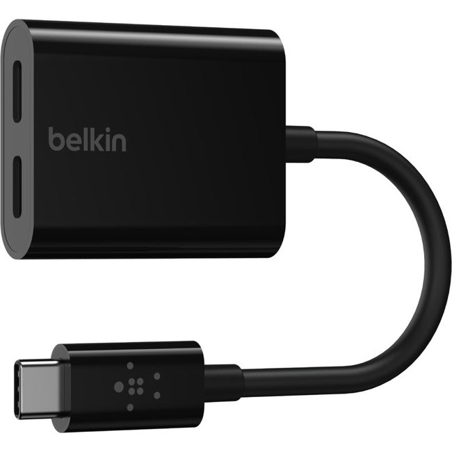 Belkin International INC F7U081BTBLK Belkin USB-C Audio + Charge Adapter