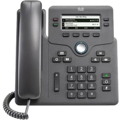 Cisco Systems CP-6861-3PW-CE-K9= Cisco 6861 IP Phone - Corded - Corded/Cordless - Wi-Fi - Wall Mountable - Charcoal