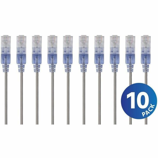 Monoprice, Inc. 33268 Monoprice SlimRun Patch UTP Category 6a Network Cable