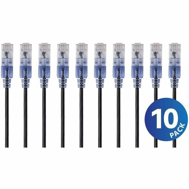 Monoprice, Inc. 33247 Monoprice SlimRun Patch UTP Category 6a Network Cable
