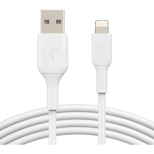 Belkin International INC CAA001BT3MWH Belkin BoostCharge Lightning to USB-A Cable (3 meter / 9.9 foot, White)
