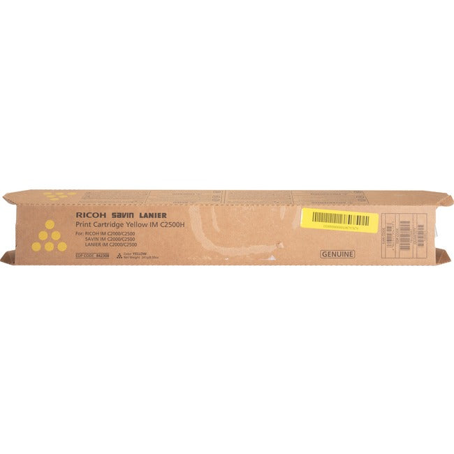 Ricoh 842308 Original Laser Toner Cartridge - Yellow - 1 Each