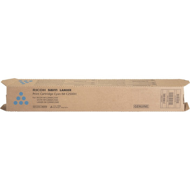 Ricoh 842310 Original Laser Toner Cartridge - Cyan - 1 Each