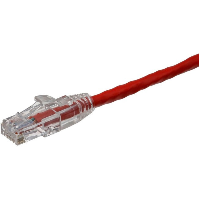 Axiom AXG99686 30FT CAT6 UTP 550mhz Patch Cable Clear Snagless Boot (Red) - TAA Compliant