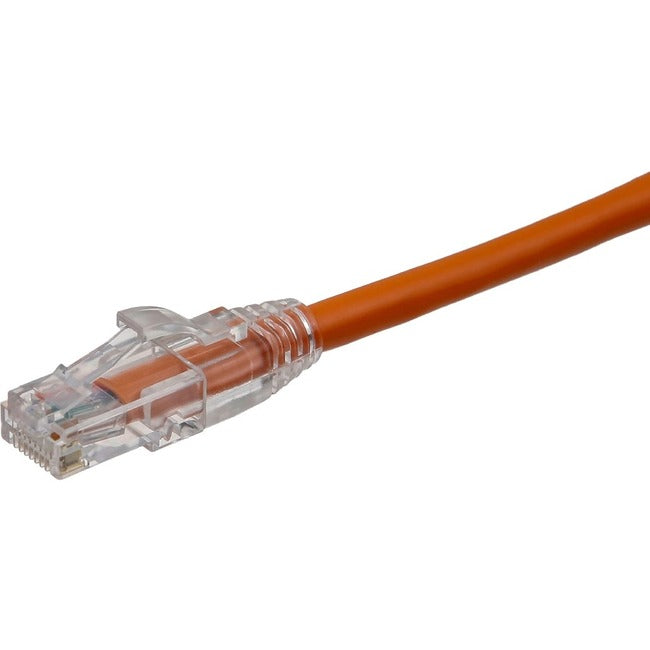 Axiom AXG99775 35FT CAT6 UTP 550mhz Patch Cable Clear Snagless Boot (Orange) - TAA Compliant