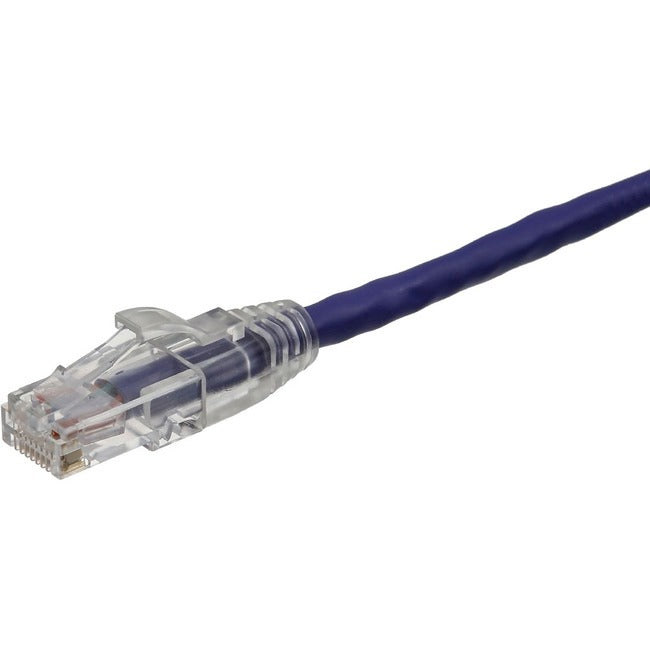 Axiom AXG99782 35FT CAT6 UTP 550mhz Patch Cable Clear Snagless Boot (Purple) - TAA Compliant