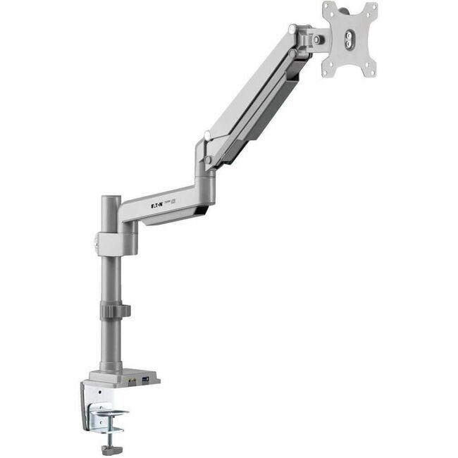 Eaton DDR1732SAL Tripp Lite single-display gas spring mounting kit with aluminum arm, USB and audio ports for 13-34 inch monitors