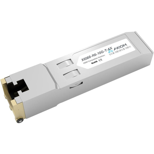 Axiom X6568-R6-10G-T-AX 10GBASE-T SFP+ Transceiver for NetApp - X6568-R6-10G-T