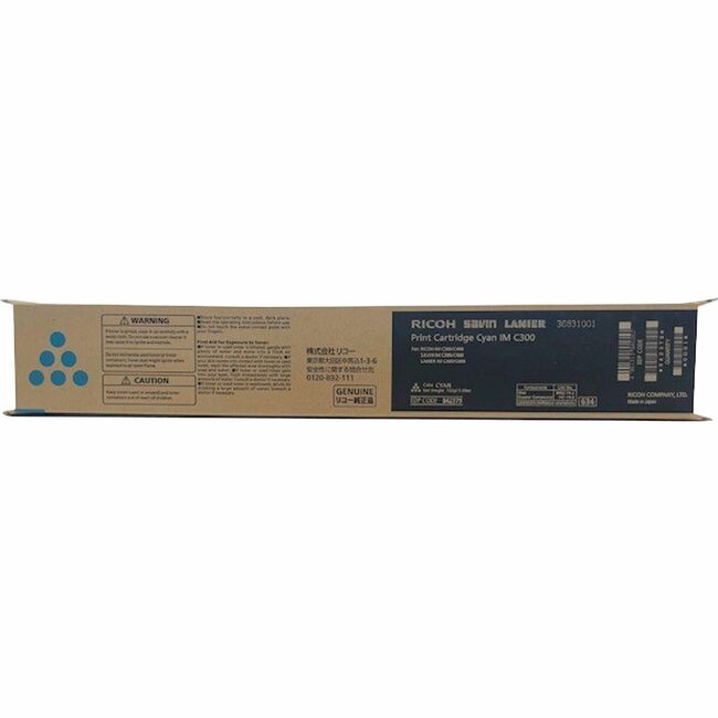 Ricoh 842379 Original Laser Toner Cartridge - Cyan - 1 Each