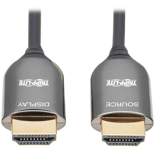 Eaton P568F-25M-8K6 Tripp Lite 8K HDMI fiber active optical cable, 25m black connector cable for ultra HD video transmission