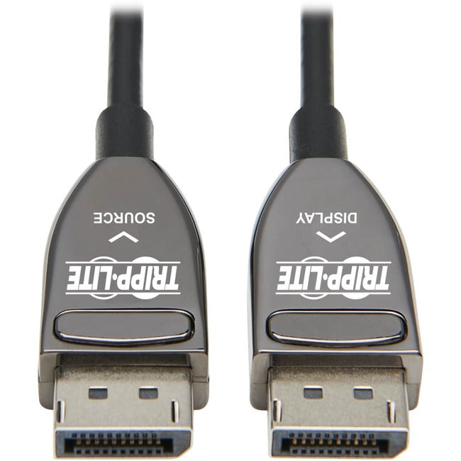 Eaton P580F3-30M-8K6 Tripp Lite DisplayPort active optical cable, 8K 60Hz, 30m, black with latching connectors, CL3 rated