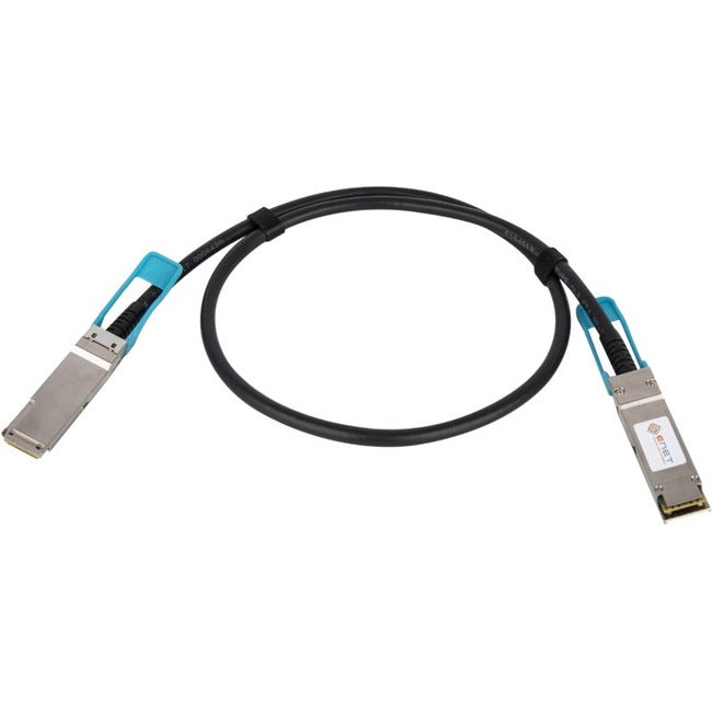 Enet Solutions, Inc. QFX-QSFP28-DAC-3M-ENC ENET Juniper Compatible QFX-QSFP28-DAC-3M TAA Compliant Functionally Identical 100GBASE-CR4 QSFP28 Passive Copper Direct-Attach Cable Assembly 3m