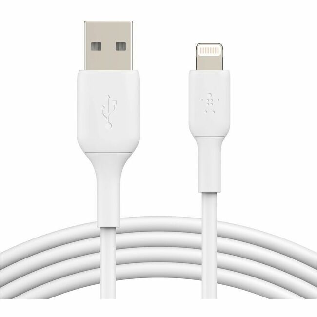 Belkin International INC CAA001BT1MWH2PK Belkin BOOST&uarr;CHARGE Lightning/USB Data Transfer Cable